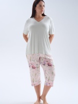 Пижама женская "Colorful Flower Viscose Plus Size" Пижама женская "Colorful Flower Viscose Plus Size"